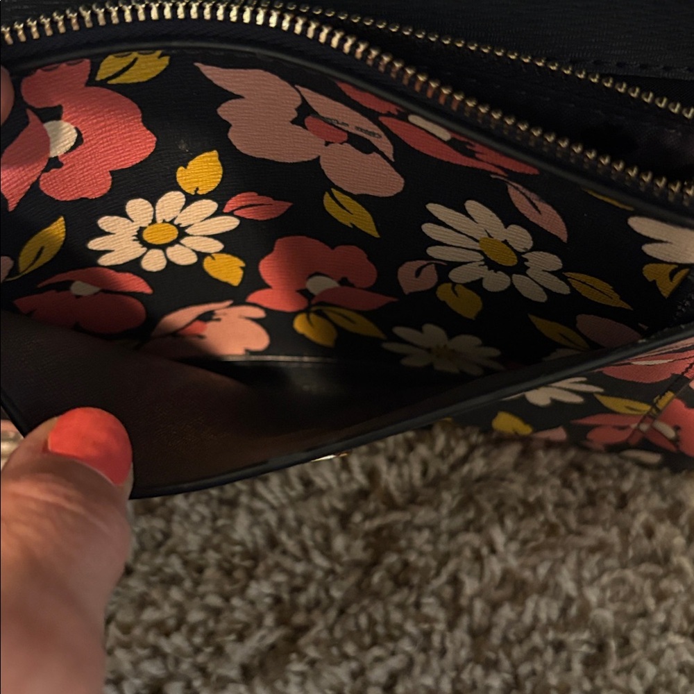 Kate Spade New York Remi flap chain crossbody "Road Trip Floral" multi print - Picture 5 of 8